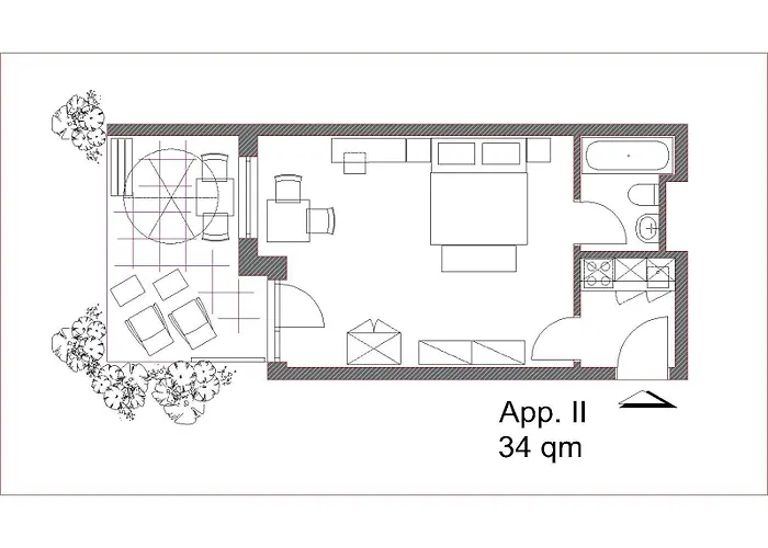 Schwarzwaldblick C App 2 Mit Pool Appartamento *